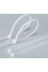 (100 Adet ) Genel Amaçlı 3,6x200mm Plastik Cırt Kelepçe Kablo Bağlantı Kablo Kelepçesi Beyaz