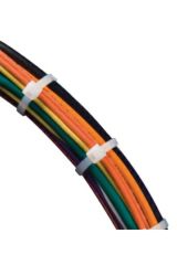 (100 Adet ) Genel Amaçlı 3,6x200mm Plastik Cırt Kelepçe Kablo Bağlantı Kablo Kelepçesi Beyaz