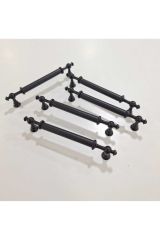 (5 ADET) EZGİ KULP 192MM SİYAH TV ÜNİTE VESTİYER ÇEKMECE MUTFAK DOLAP KAPAK KULPU 192MM