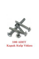 (100 ADET) METRİK 4X2,2CM MOBİLYA KAPAKLARI İÇİN KULP VİDASI CİVATA 4X22