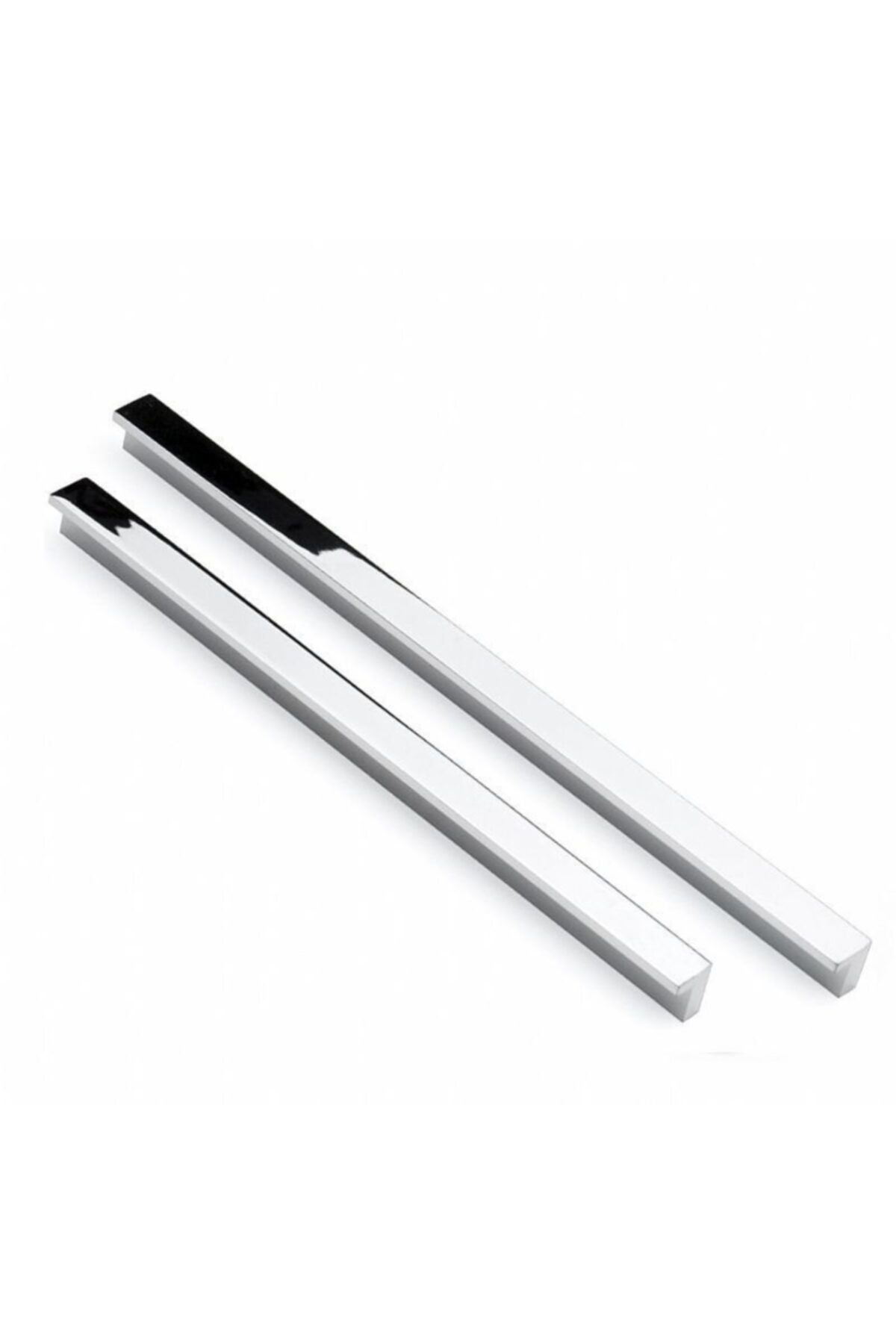(2 ADET) Lama 160 Kulp (KROM PARLAK) Mobilya Vestiyer Çekmece Dolap Kulbu L Kulp 160mm