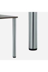 Masa Ayağı 90-93cm Ayarlı Ø60mm Çap Metal Krom Renk