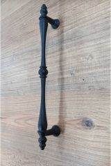 Çınar Kulp Mat Siyah 128 Country Rustik Mutfak Dolap Çekmece Şifonyer Konsol Kulpu 128mm