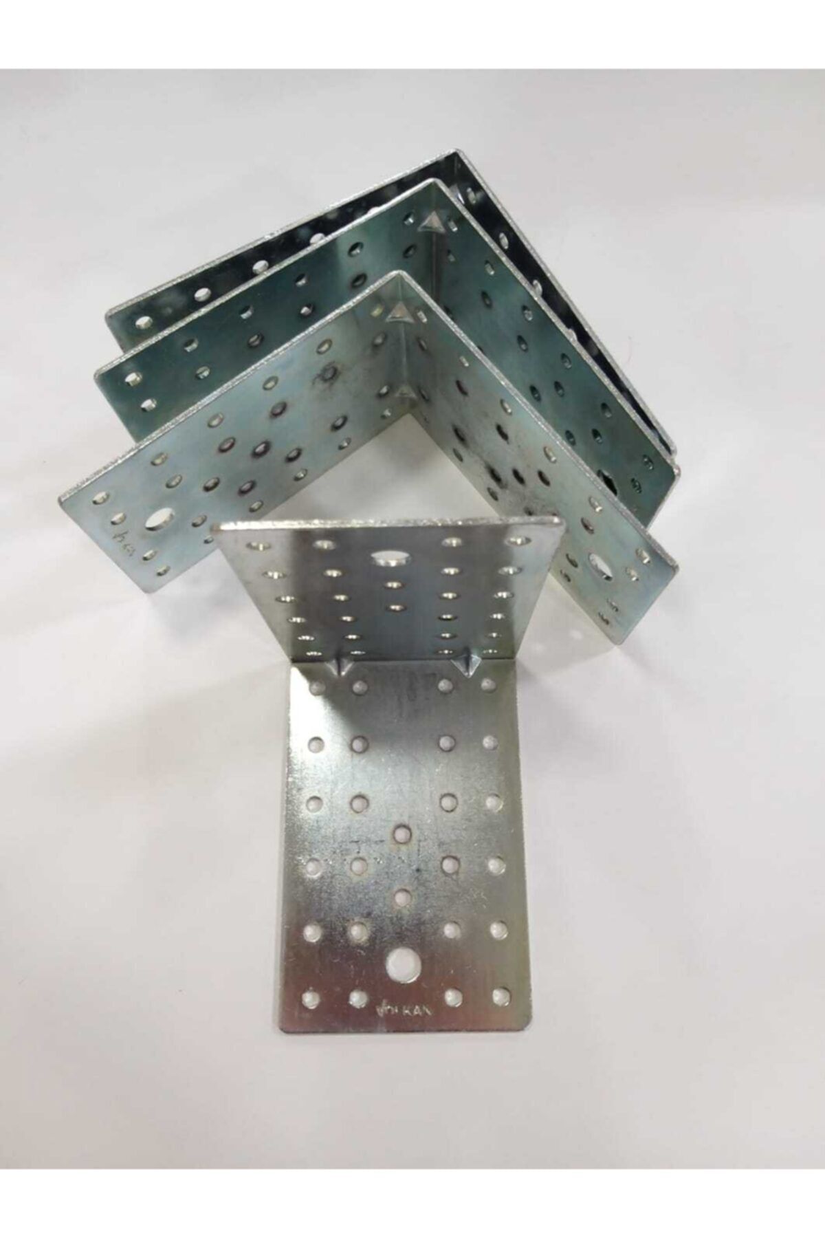 (4 ADET) Metal Gönye V681 Köşe Birleştirme Demiri 120*120*80 L Demir