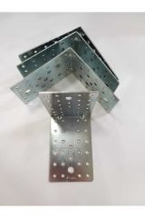 (4 ADET) Metal Gönye V681 Köşe Birleştirme Demiri 120*120*80 L Demir