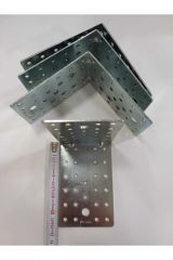 (4 ADET) Metal Gönye V681 Köşe Birleştirme Demiri 120*120*80 L Demir
