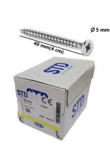 5x40 Sunta Ve Ağaç Vidası Paket 200 Adet