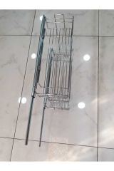 12cm Yandan Teleskopik Raylı Tezgah Altı Şişelik - Yağdanlık - Deterjanlık (EN 12CM)