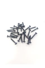 (1000 Adet) 3,5x25 Siyah Vida Sunta - Mdf - Ahşap - Ağaç Vidası (1 Paket)