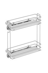 Starax S-2492-c Ahşap Tablalı Gizli Tandem Frenli Raylı Deterjanlık - Şişelik Sağ (modül 16cm)